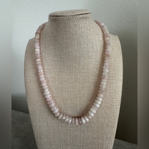 Light pink bead necklace by Jay king - Picture 2 of 11